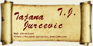 Tajana Jurčević vizit kartica